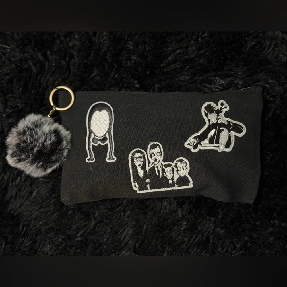 Wednesday themed pencil‎ pouch or coin purse